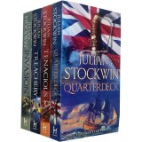 Julian Stockwin Kydd Series 4 Books Collection Set (quarterdeck, Tenacious, Treachery, Invasion)