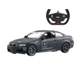 Masina cu telecomanda BMW M3 Rastar, 32.3 x 14.8 x 13.9 cm, 5 x AA, 10 km/h, tractiune 2 WD, anvelope cauciuc, Negru