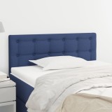 Cumpara ieftin Tăblie de pat, albastru, 100x5x78/88 cm, textil