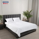 Lenjerie Pat Hotel King Size Damasc Heinner, 4 Piese, Bumbac 100%, 240x260, 210x220, 50x70 cm