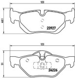 BREMBO P 06 038X XTRA LINE set placute frana,frana disc
