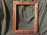 arta / design / vintage - Rama deosebita din lemn pentru fotografii sau diverse lucruri !