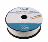 Cablu difuzor transparent 2X0.50mmp,/ml, Well