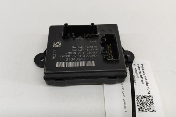 Modul de control ușă dreapta față VOLVO V60 2013 OEM: 31343146,AV6N-14C235-BB,AV6N-14C064-AE | 23999970