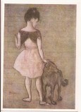 FA93 -Carte Postala- GERMANIA - Pablo Picasso, Madchen mit Hund, necirculata