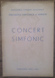 Concert Simfonic, Orchestra Simfonica a Armatei// program stagiunea 1940-41