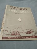 REVISTA CONSTRUCTIA INTRETINEREA DRUMURILOR NR.1 1957