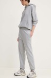 HUGO pantaloni de trening din bumbac culoarea gri, neted, 50522417