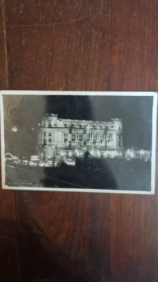 Carte Postala - Bucuresti. Cercul Militar. Vedere nocturna foto