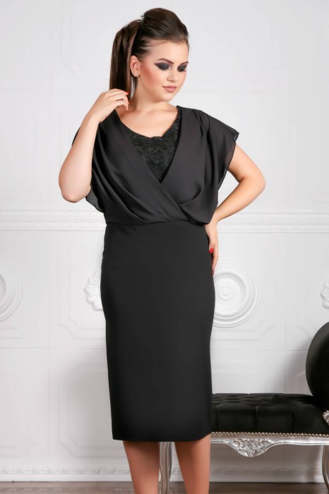 Rochie De Ocazie Nidonia Negru - 42Marimea