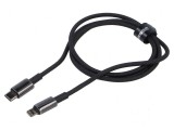 Cablu USB 2.0 Apple Lightning și USB C, 2m, High Speed, Baseus