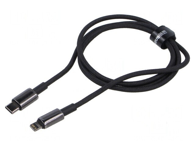 Cablu USB 2.0 Apple Lightning și USB C, 2m, High Speed