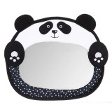 Oglinda De Siguranta, Forma Urs Panda, Pentru Masina, Negru, Alb, 31x25x27 cm, Oem
