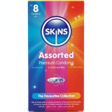 Skins-Pachet Premium Prezervative Asortate 8-Latex
