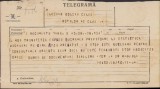 135S Telegramă Sabin Manuilă către Lucian Bolcaș