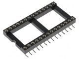 Soclu DIP28 pentru Circuite Integrate 2,54mm SMT, CONNFLY