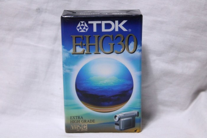 Caseta video VHS-C TDK EHG30 30 min - sigilata