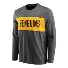 Pittsburgh Penguins tricou de barba?i cu maneca lunga back to basics - S foto