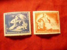 Serie DDR 1950 - Muncitori , 2 valori