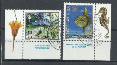 IUGOSLAVIA 1998 &amp;ndash; PROTEJAREA NATURII, serie stampilata, DS2 foto