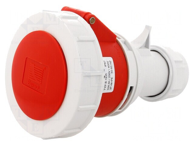 Conector AC Trifazat 32A 400V IP67 Mufă Mamă