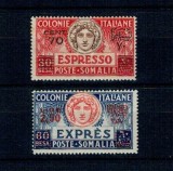 Somaliland Italian 1926 - Marci Expres, serie neștampilata cu șarniere