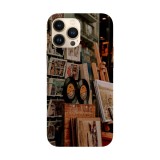 Husa compatibila cu Apple iPhone 14 Pro model Retro shop, Silicon, TPU, Viceversa, Transparent, Carcasa