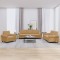 vidaXL Set de canapele cu perne, 3 piese, maro, catifea 3202177