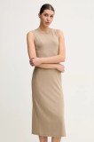 Marc O&#039;Polo rochie culoarea verde, midi, mulată, 503308759031