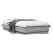 vidaXL Cadru de pat cu lumini LED, gri sonoma, 75x190 cm 839551
