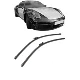 Cumpara ieftin Set stergatoare PORSCHE 911 (992) 2019-2024, parbriz, Valeo Silencio