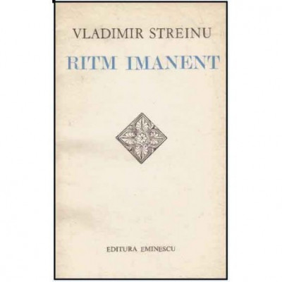 Vladimir Streinu - Ritm imanent - 125215 foto