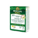 Cumpara ieftin Moller&#039;s Total, 14 capsule moi+14 comprimate