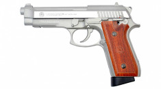 Pistol Taurus PT92 Hairline Silver CO2 [CYBERGUN] foto