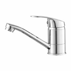 Baterie Lavoar, Pipa Pivotanta, Lungime 18CM, Cartus Ceramic, Crom, Racord Inclus