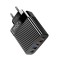 Alimentator USB A x3+tipC x2 retea 120W negru