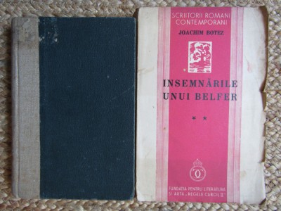 Joachim Botez - Insemnarile unui belfer 2 VOLUME foto