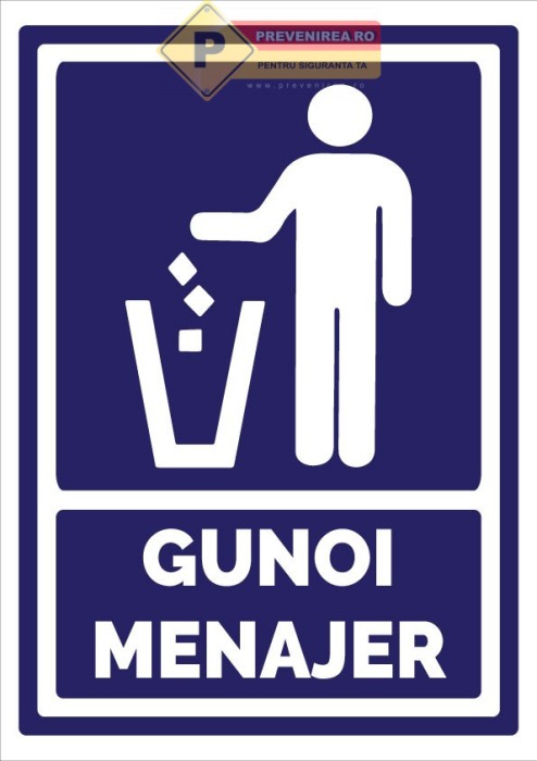 Indicator pentru gunoaie