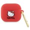 Husa Hello Kitty 3D Kitty Head pentru Apple AirPods 3, Rosie