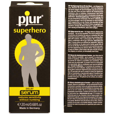 Pjur Superhero - Ser pentru Am&amp;acirc;narea Ejacularii 20 ml foto