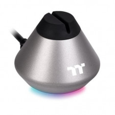 Suport cablu mouse Tt eSPORTS Argent MB1 argintiu iluminare RGB foto