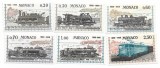 Monaco (3) - Locomotive - Aniversarea a 100 de ani de la infiintarea caii ferate Nisa-Monaco, 1968, serie neobliterata