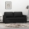 vidaXL Canapea cu 2 locuri, negru, 140 cm, piele ecologică 359333