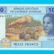 Bancnotă Camerun (pick 207U) 1000 Francs 2002 UNC serie: U 9222311..