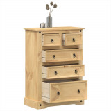 Dulap cu sertare &bdquo;Corona&rdquo;, 80x43x114 cm, lemn masiv de pin GartenMobel Dekor, vidaXL