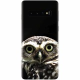 Husa silicon pentru Samsung Galaxy S10, Owl In The Dark