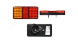 Lampa auto BestAutoVest pentru remorca partea Dreapta/ Stanga led 12V 149x74x26mm, rosu galben, 1 buc.