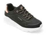 Pantofi sport SKECHERS negri, UNO LITE, din piele ecologica