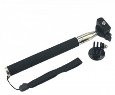 Monopod - ausziehbares stabstativ bis 105cm u.a. pentru gopro, , foto