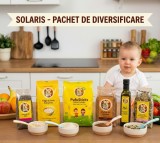 Pachet Solaris Start Sanatos: Set Diversificare Alimentara Pufusticks Ovaz Ulei Masline Carob Seminte Bio Fara Gluten